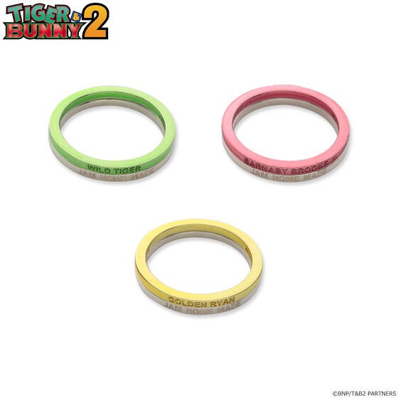 PRE-ORDER : TIGER & BUNNY 2 x JAM HOME MADE Ring (all 3 types)