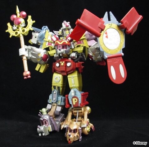 Tamashii Nations 2013 Chogokin Cho Gattai King Robo Mickey And Friends Fantastic Color by Bandai