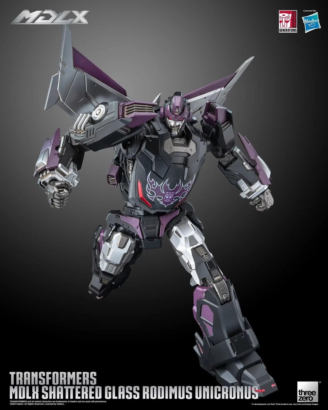 Pre-order : Transformers MDLX Shattered Glass Rodimus Unicronus by ThreeZero