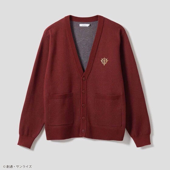 PRE-ORDER : STRICT-G graniph "Mobile Suit Gundam" Cardigan (Char Aznable Washable Jacquard Cardigan)