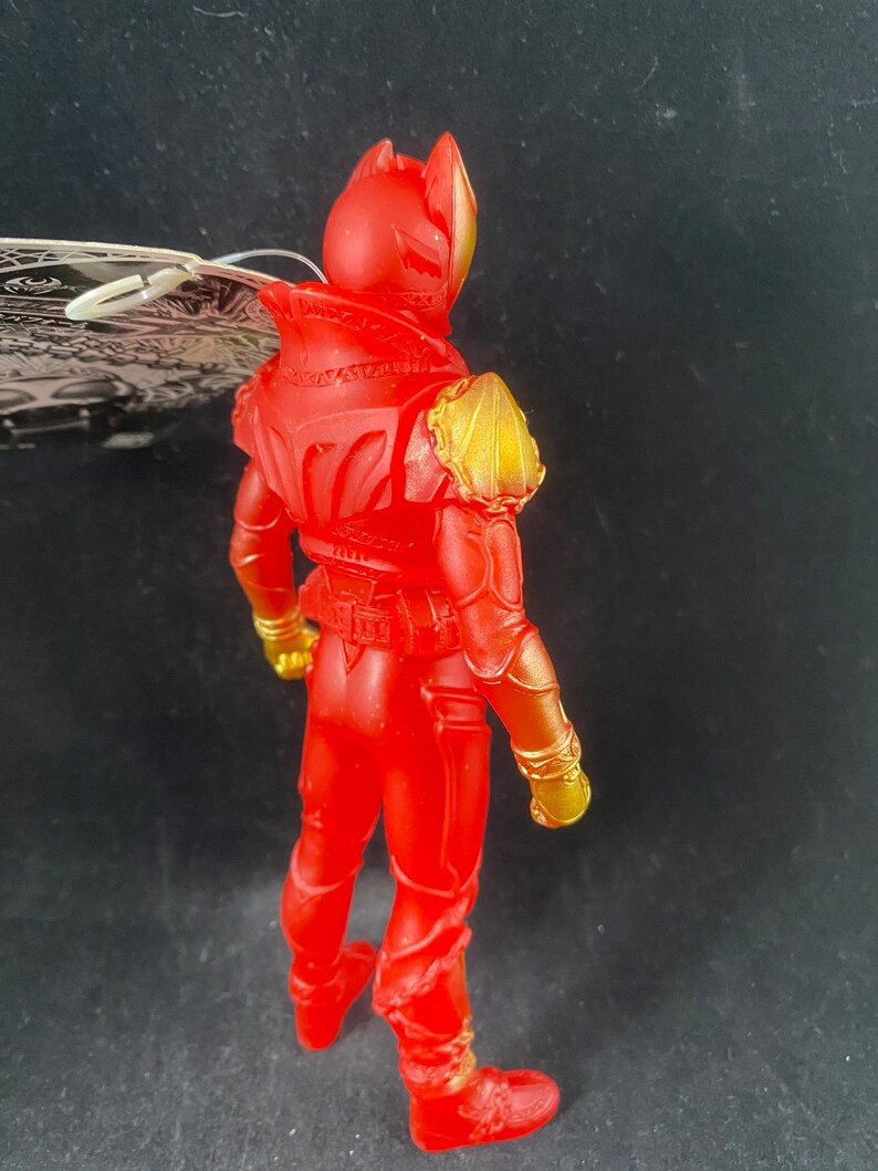 *Limited* Rider Hero Series Kamen Rider Kiva Special Red Color Edition Puri! Kiva! Go Summer Character Festival 2008 Soft Vinyl Figure by Bandai