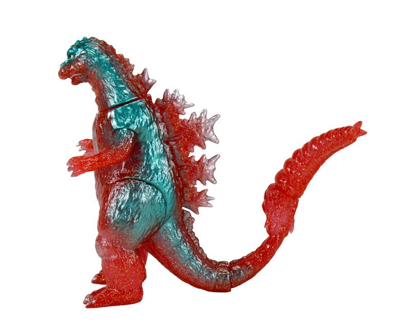 Godzilla - CCP Middle Size Series - Godzilla Vol.12 - Godzilla (1964) Retro Red Green Glitter Ver. Soft Vinyl by CCP (Lot JP)