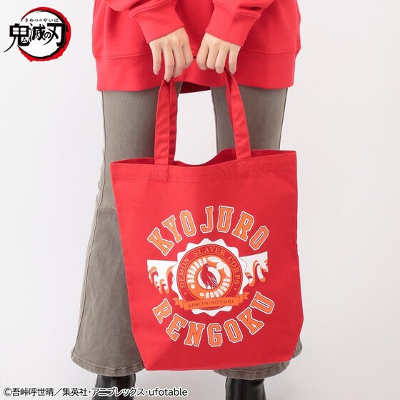 PRE-ORDER : Demon Slayer: Kimetsu no Yaiba College Logo Tote Bag