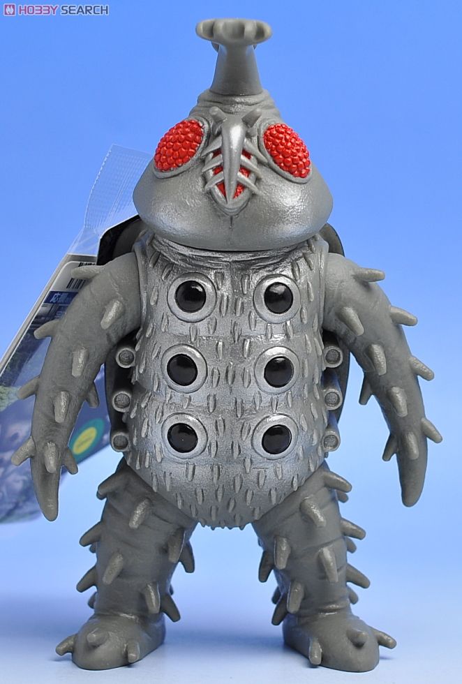 Ultra Monster Series - Ultraman Leo No.15 Satan Beetle (grey, silver spray) 7” by Bandai