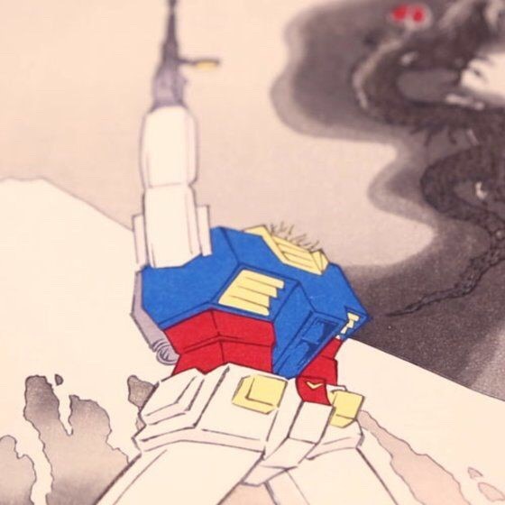 PRE-ORDER : Ukiyo-e x Mobile Suit Gundam Frame Panel (Last Shooting)