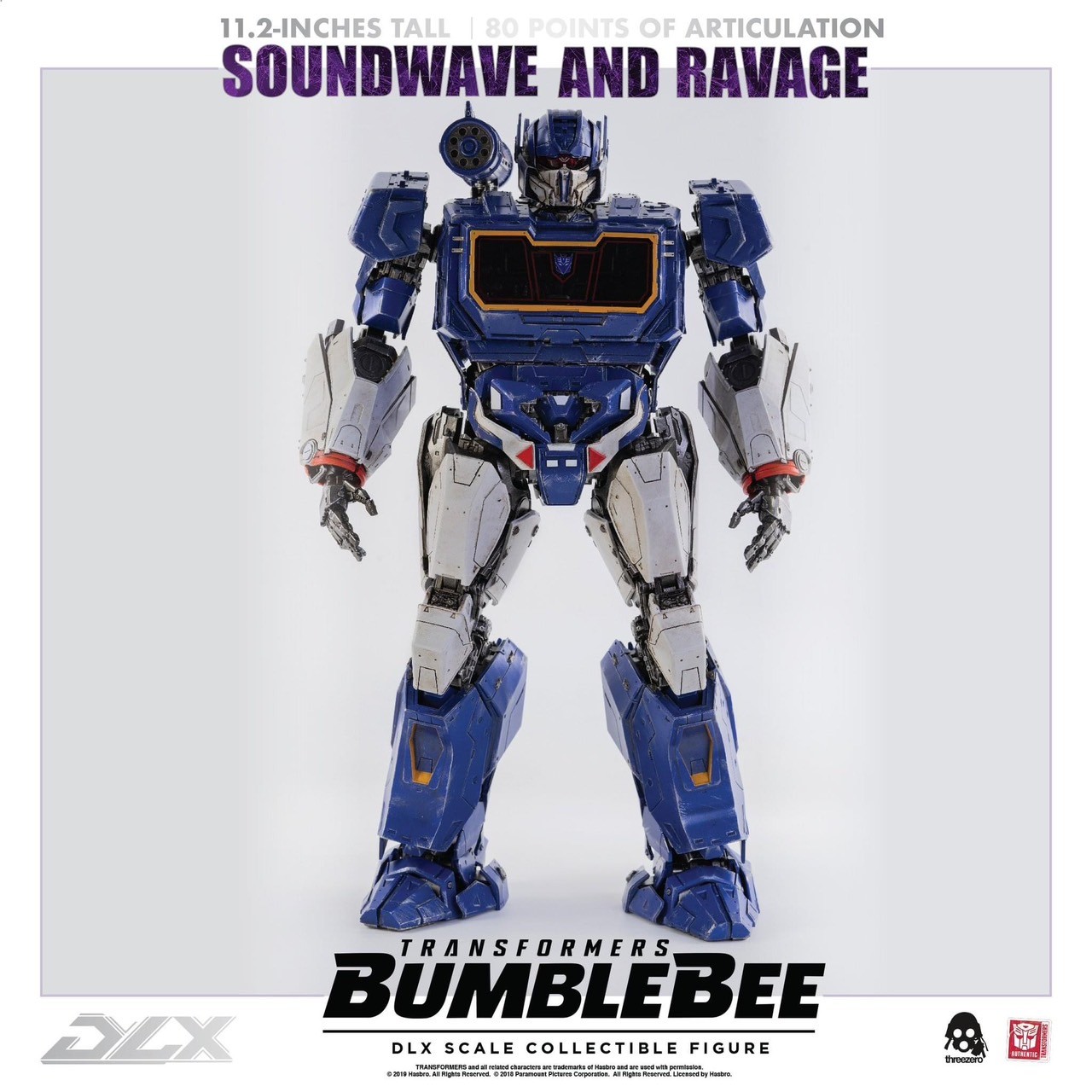 Pre-order : Transformers BUMBLEBEE DLX Soundwave and Ravage by ThreeZero (Reissue)