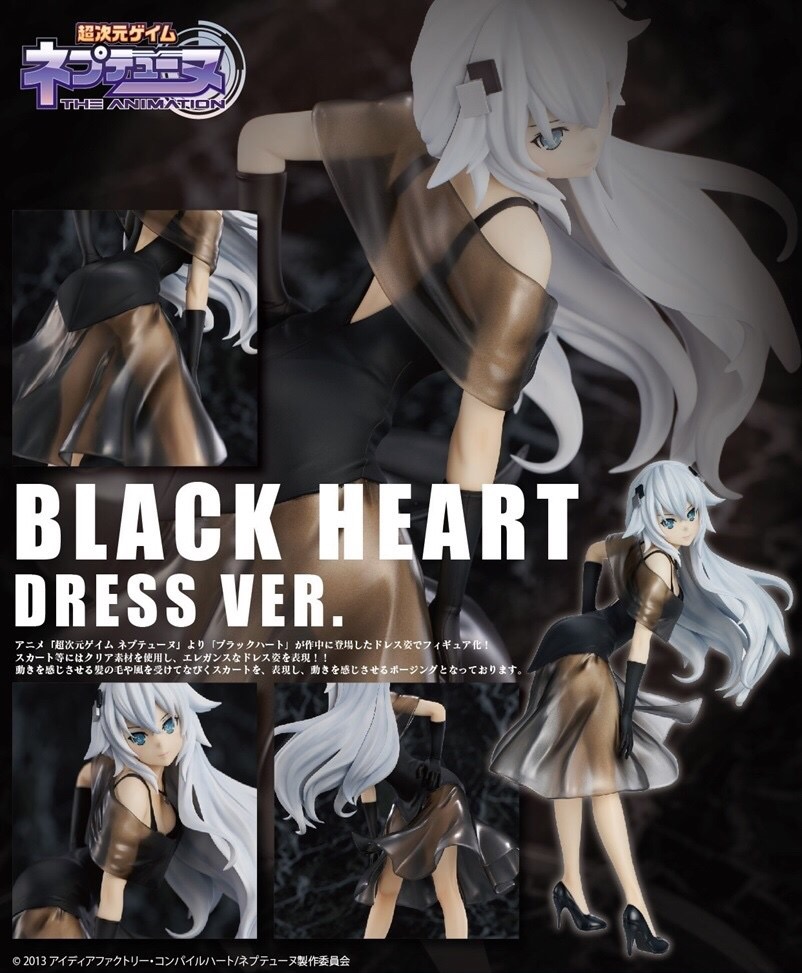 Pre-order : Hyperdimension Neptunia Black Heart Dress Ver. By SEN-TI-NEL