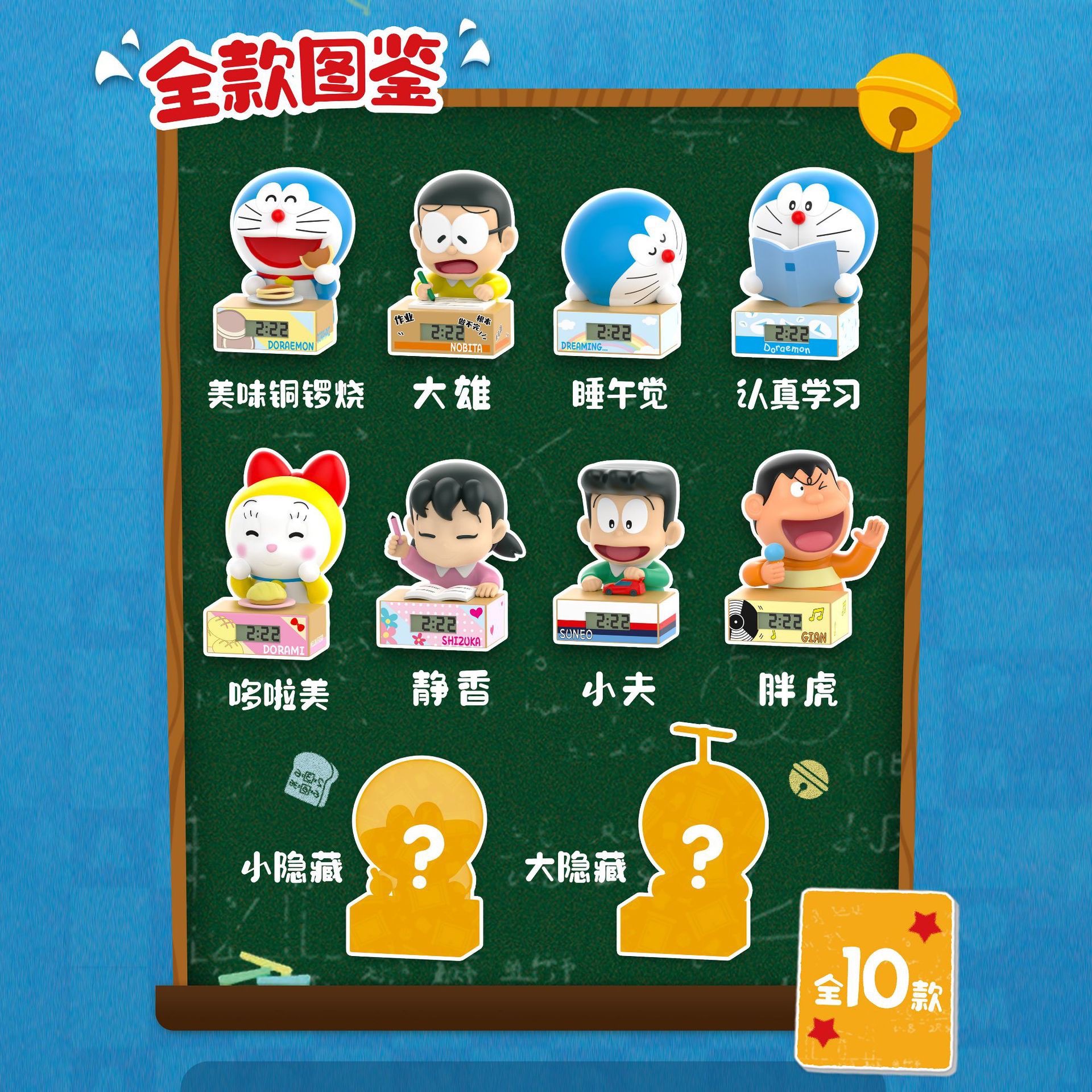 โมเดล นาฬิกา โดเรม่อน ได้ 1ตัว - Doraemon - Mini Clock by Maihe