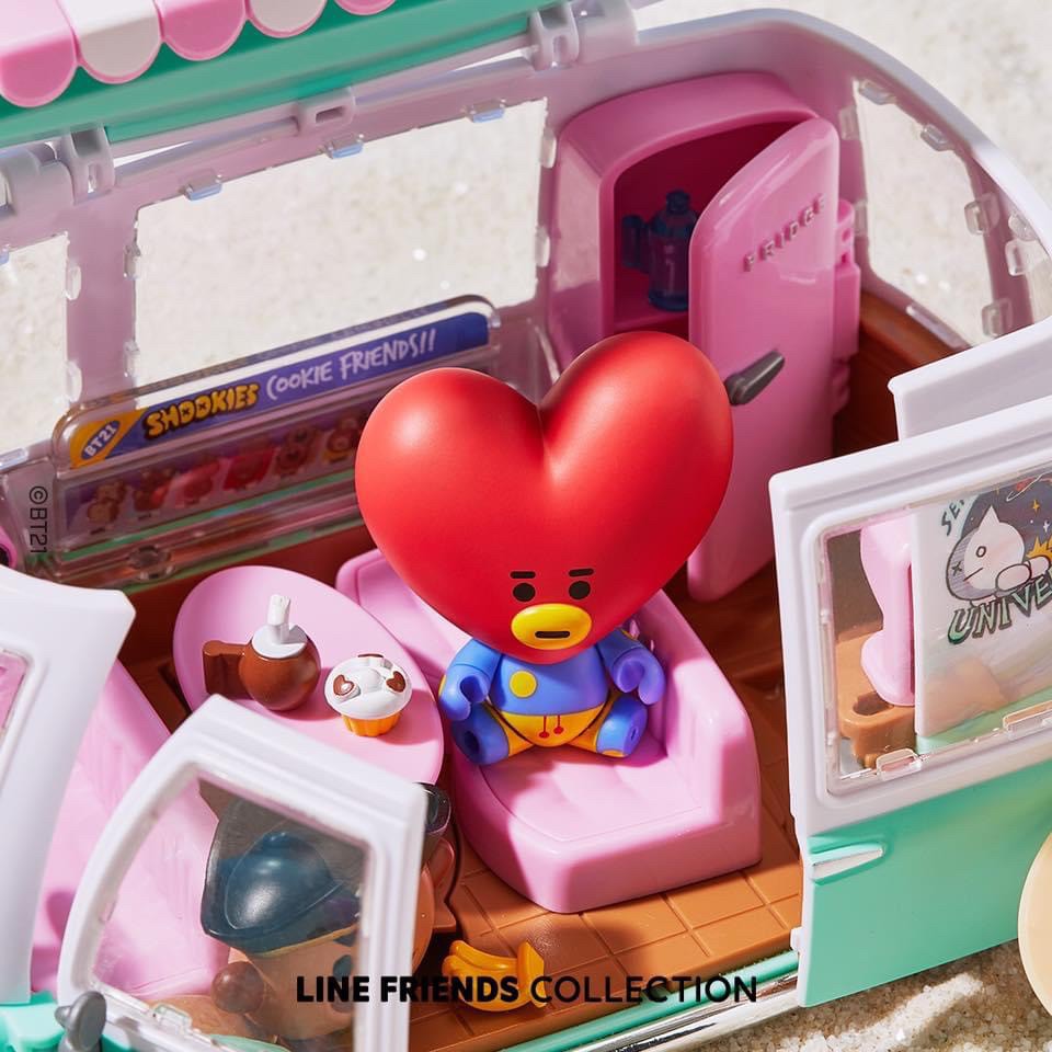 ฟิกเกอร์รถ BT21 Universtar Camping Car Play Set by Line Friends x Young Toys