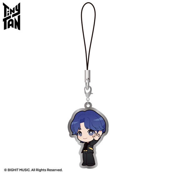 PRE-ORDER : TinyTAN Metal Charm Strap Butter