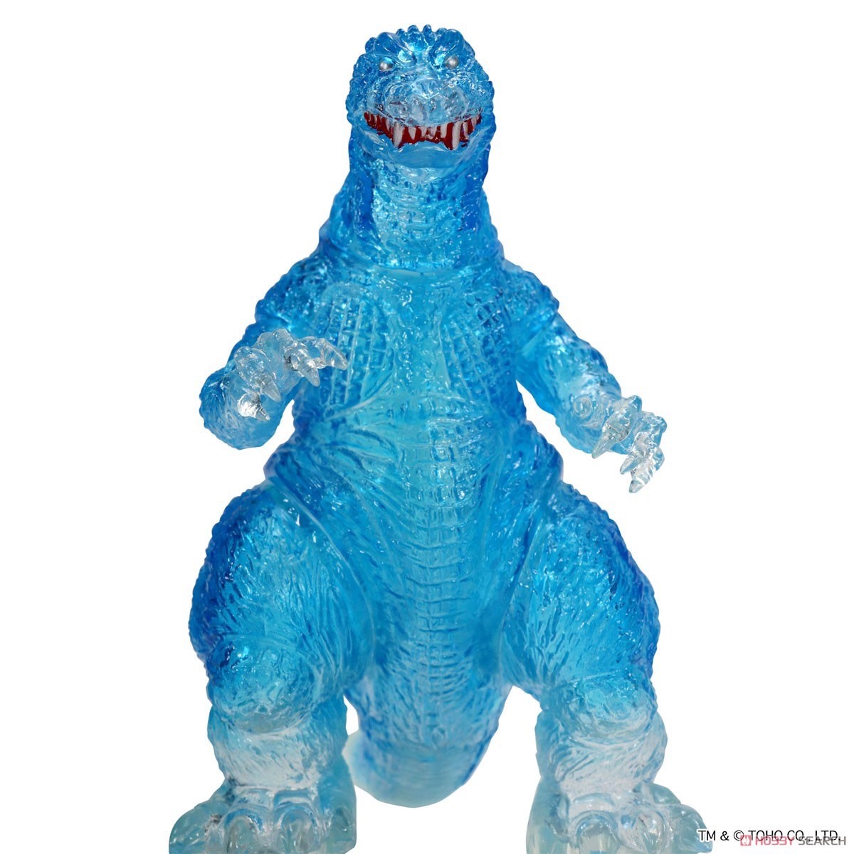 Godzilla - CCP Middle Size Series Godzilla EX Vol.3 Godzilla (2001) Clear Blue Ver. Soft Vinyl (Lot JP) by CCP