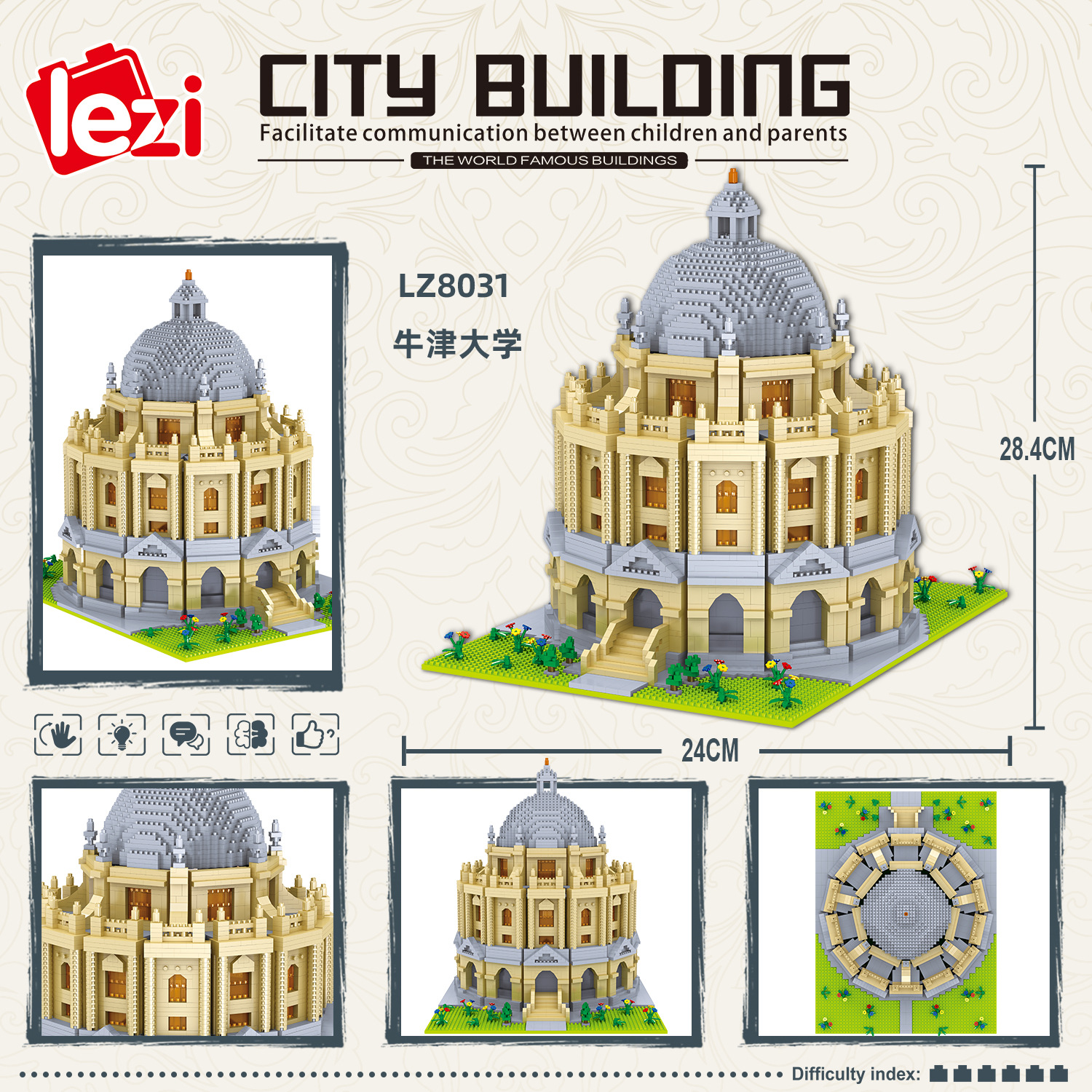 Lezi Lz 8009-8030 - Famous World Building