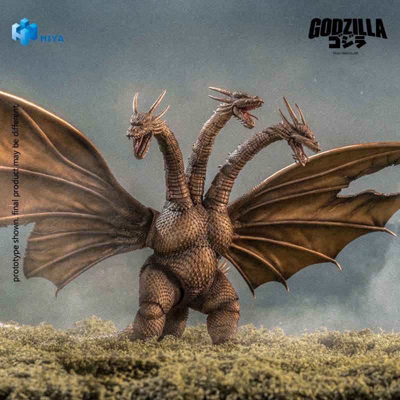 Pre-order : EXQUISITE BASIC Series Godzilla vs. King Ghidorah (1991): King Ghidorah Battle Damaged Ver. Action Figure by Hiya Toys