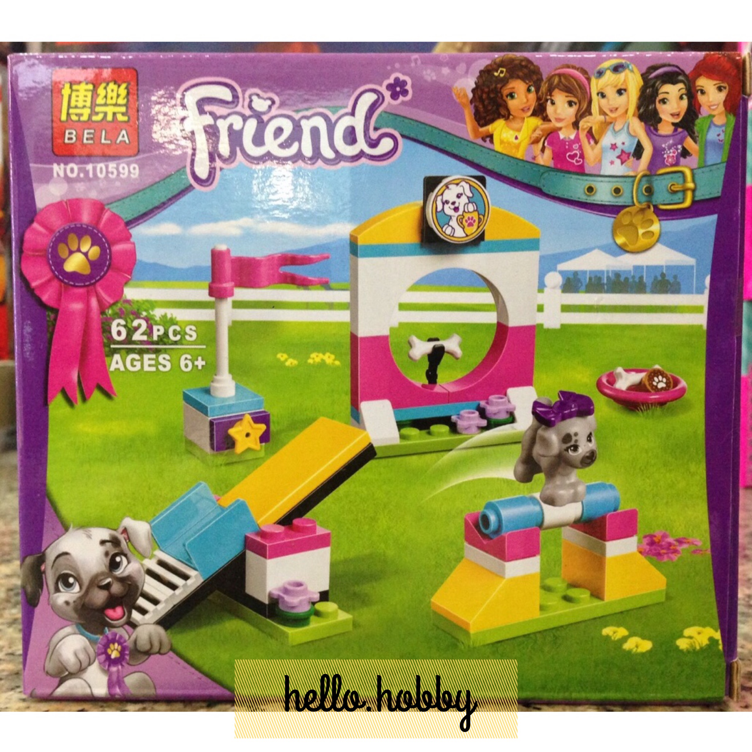 Bela 10599 Friends Puppy Playground 62pcs