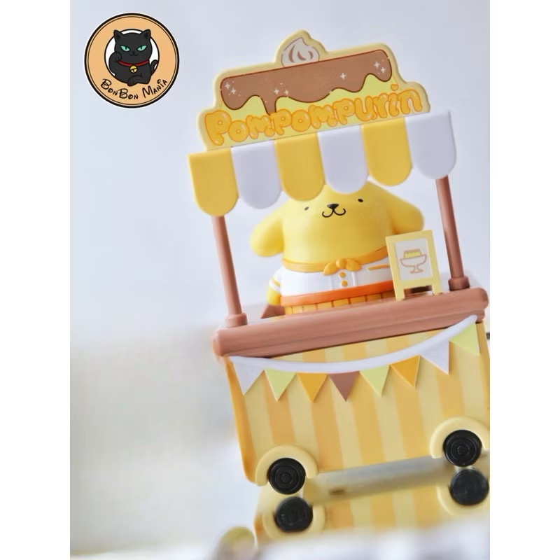 กล่องดนตรีมือหมุน Sanrio ลิขสิทธิ์แท้ - Sanrio Family Market Food Stall Hand Crank Music Box by Holly Box