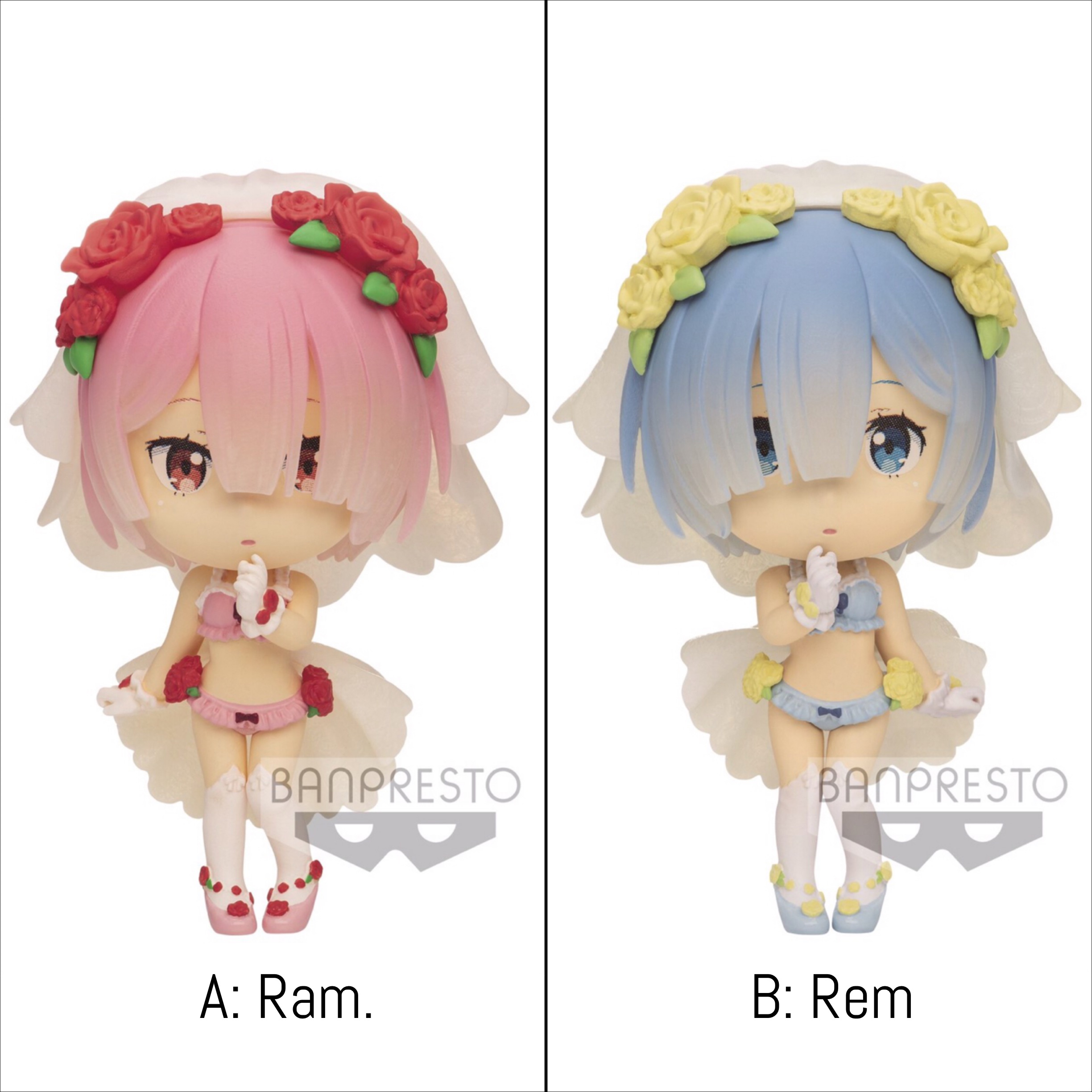 Pre-order : CHIBIKYUN CHARACTER FIGURE『RE:ZERO -STARTING LIFE IN ANOTHER WORLD-』VOL.1 (A:RAM)/(B:REM)