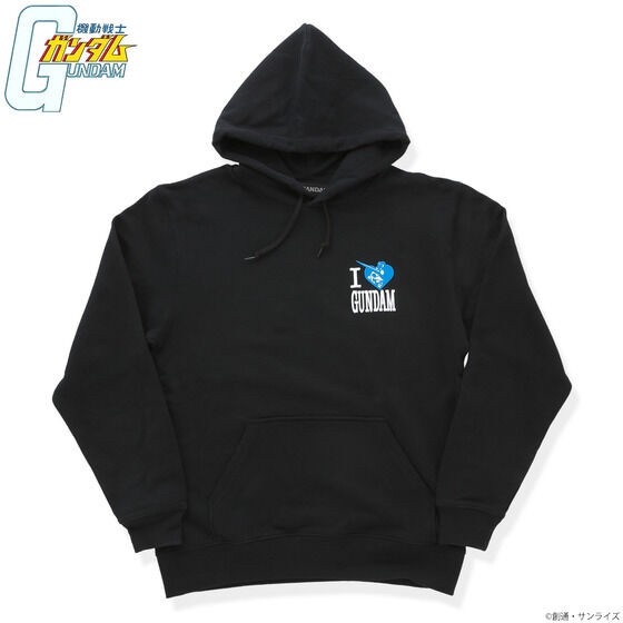 PRE-ORDER : Mobile Suit Gundam I LOVE MOBILE SUIT Hoodie