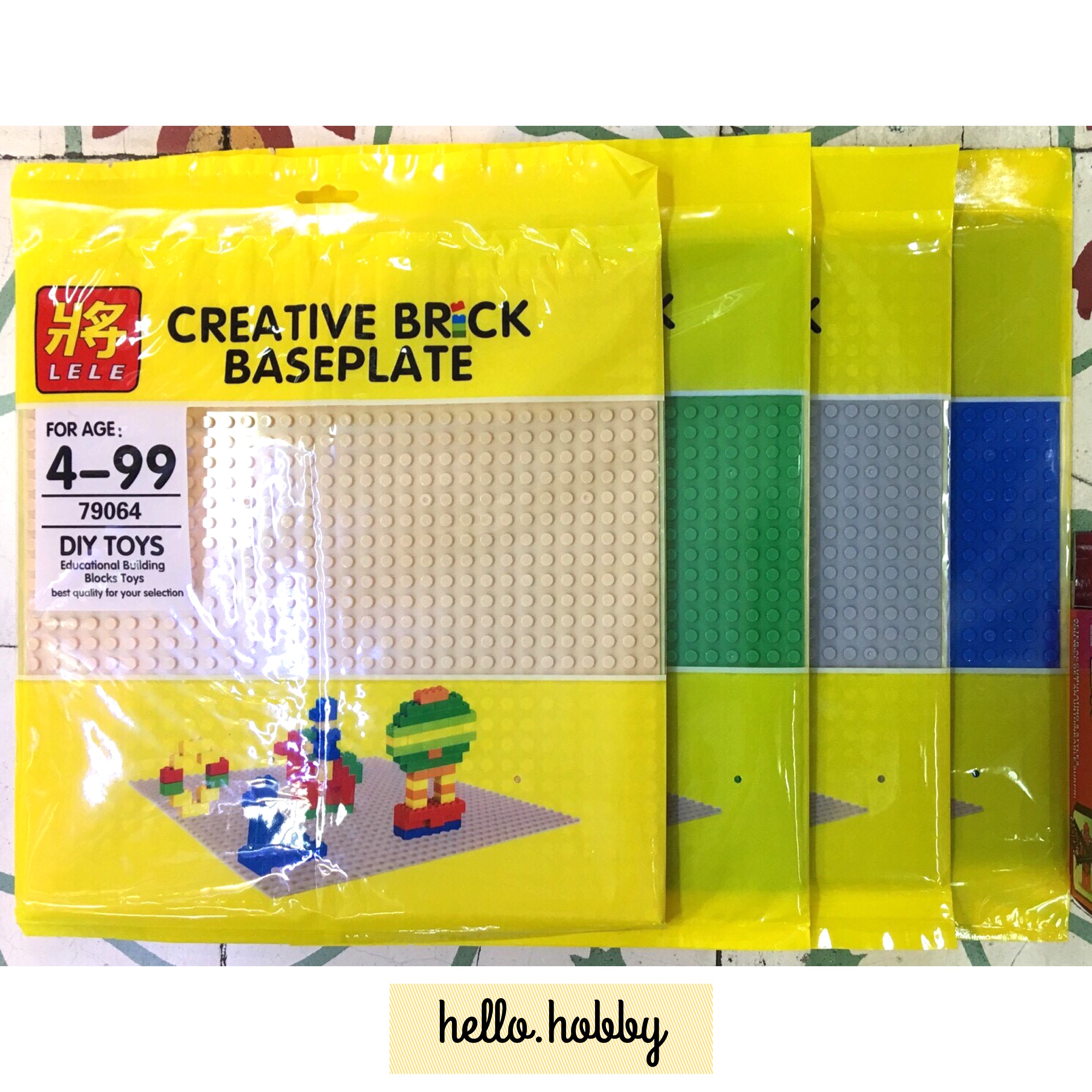Lele 79064 Creative Brick Baseplate แผ่นเพลต 32x32 ปุ่ม