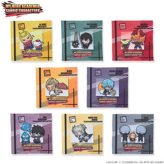 PRE-ORDER : My Hero Academia x Sanrio Characters Multi Cloth (15 random types)