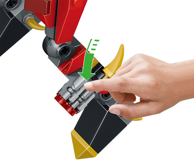 Lele 31014 Ninjago Phantom Ninja Master WU Battle Evil Dragon 329pcs