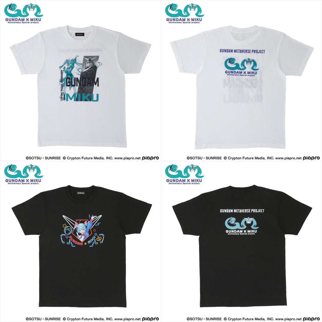 PRE-ORDER : Gundam x Hatsune Miku T-shirt