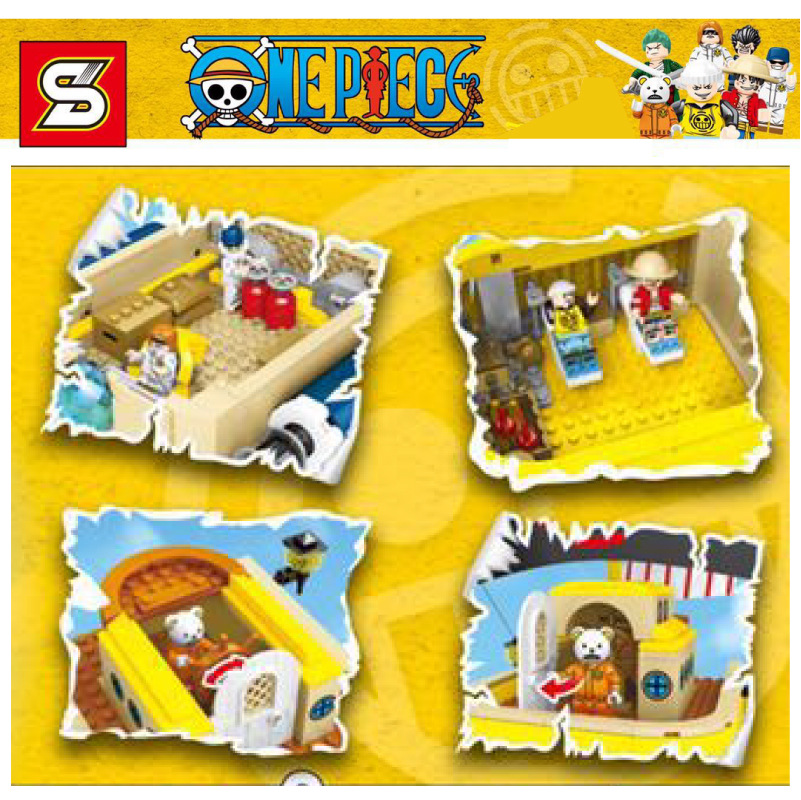 Sy 6295 One Piece Submarine 1214pcs