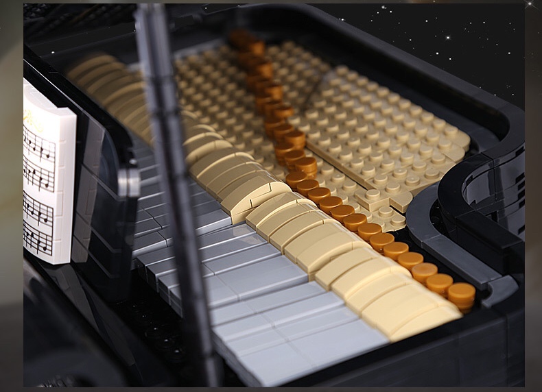 Happy build xqgq-01 Grand Piano 2621pcs