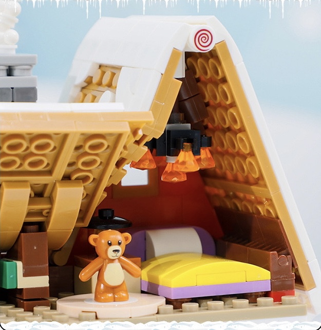 Balody 21058-21059 Christmas House & Motorcycle