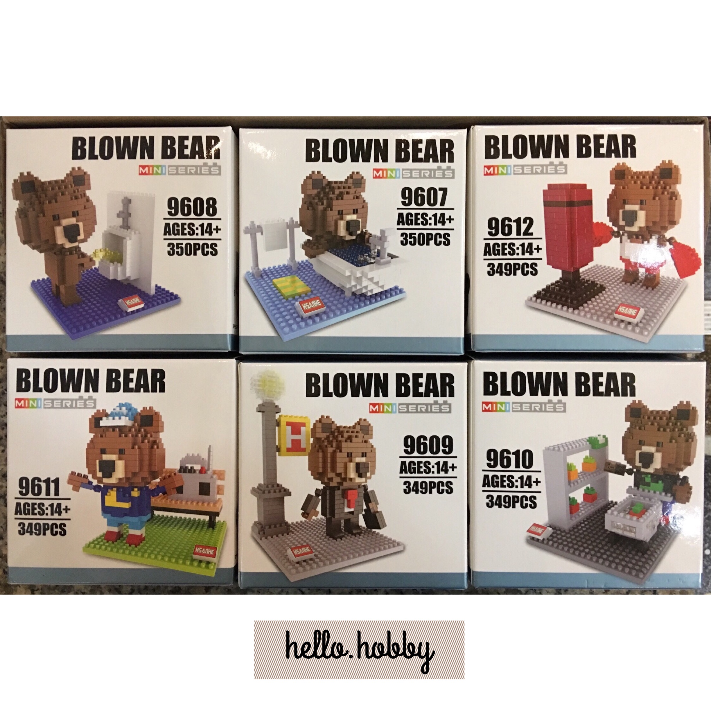 Hsanhe 9607-9612 Line Town Brown