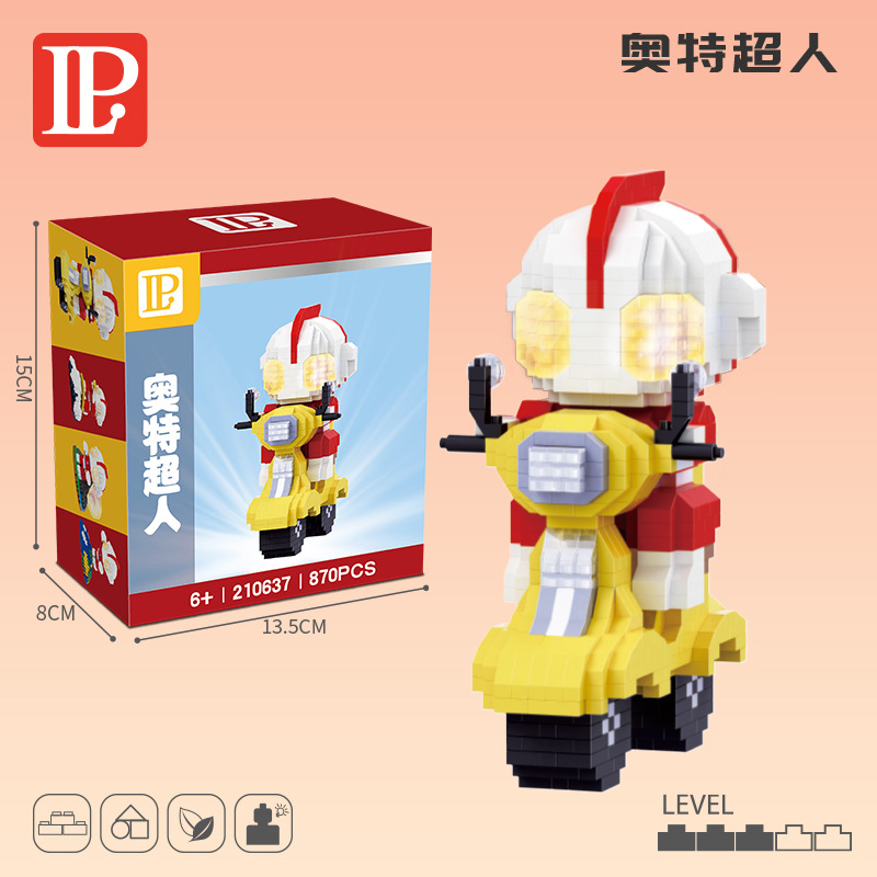 LP 210636-210639 Ultraman มีไฟ