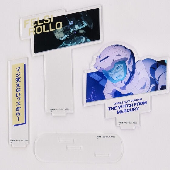 PRE-ORDER : Mobile Suit Gundam The Witch from Mercury Dialogue Acrylic Collection