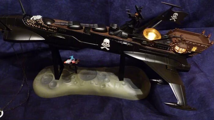 SGM-20 Space Pirate Captain Harlock Arcadia Black ver. by Aoshima (Miracle House) (ของใหม่เปิดเช็ค)