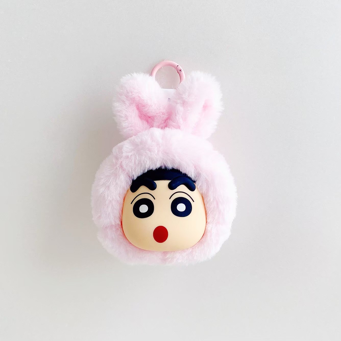พวงกุญแจ ชินจัง ลิขสิทธิ์แท้ Crayon Shinchan Doll Buckle Animal Costume Plush Keychain by Futabasha