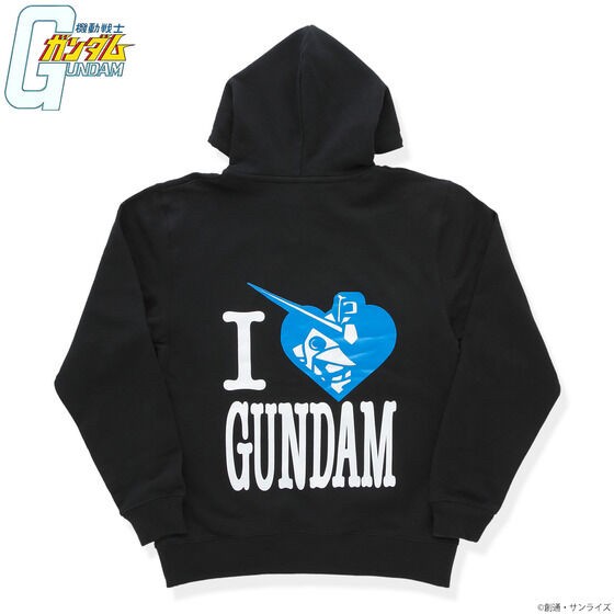 PRE-ORDER : Mobile Suit Gundam I LOVE MOBILE SUIT Hoodie