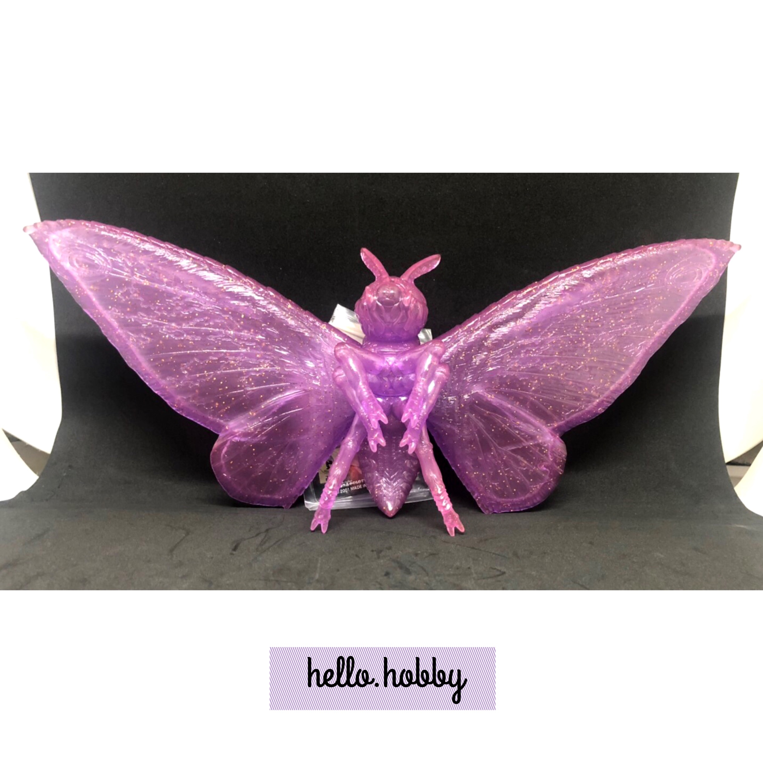 Godzilla - Movie Monster Series Mothra 2002 Clear Purple Ver. 13” by Bandai