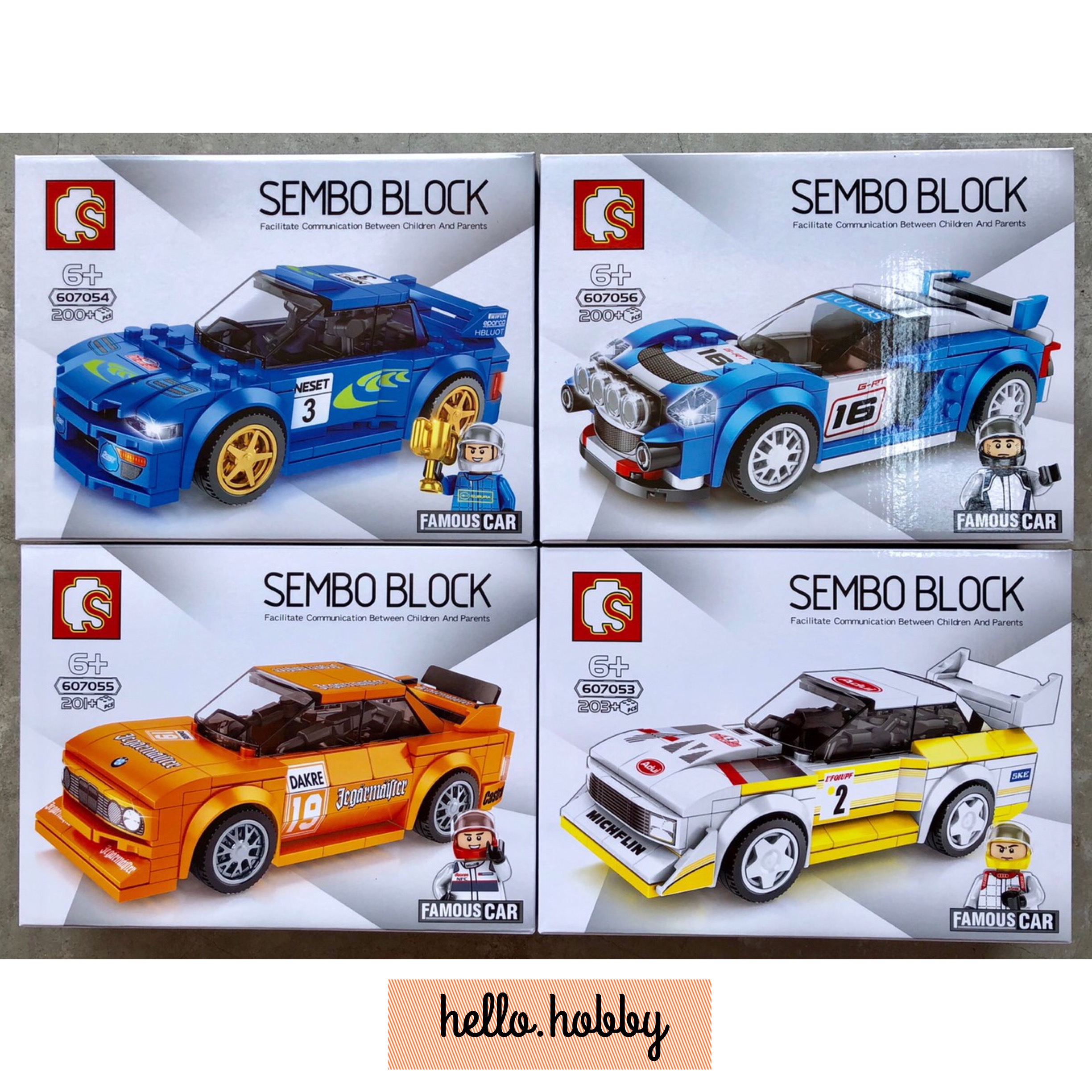 Sembo block 607053-607056 Speed champions