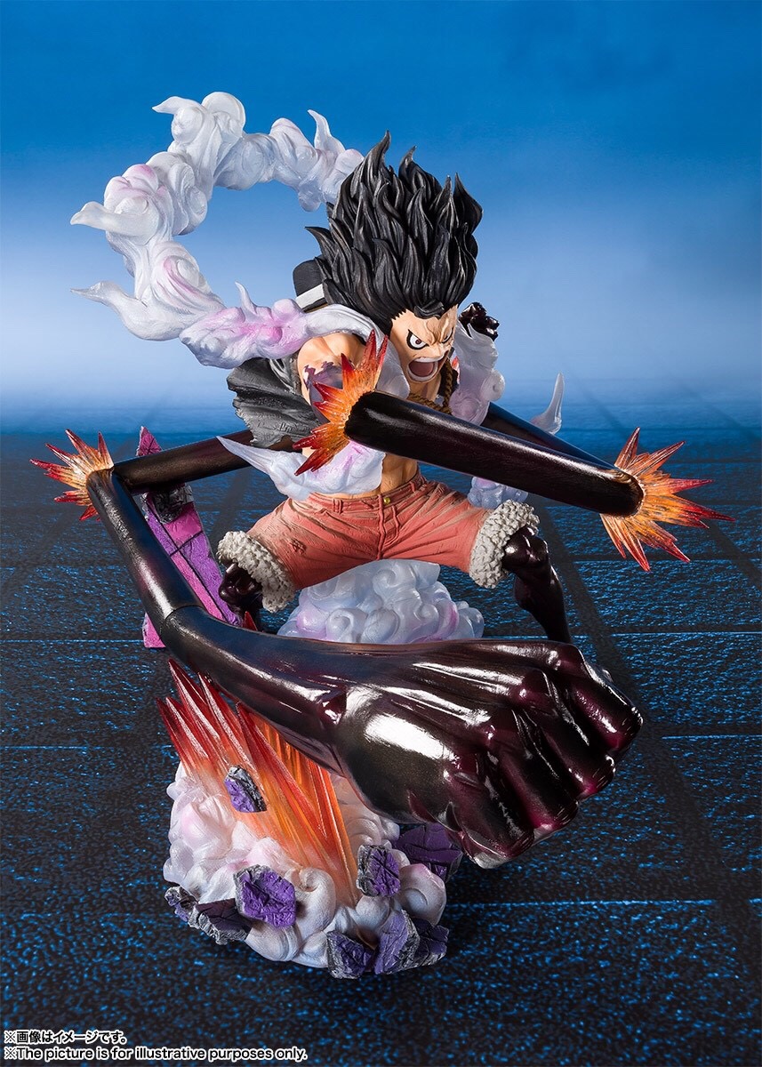 Pre-order : FIGUARTS ZERO ONE PIECE - MONKEY D. LUFFY GEAR 4 - SNAKEMAN KING COBRA - PVC FIGURE
