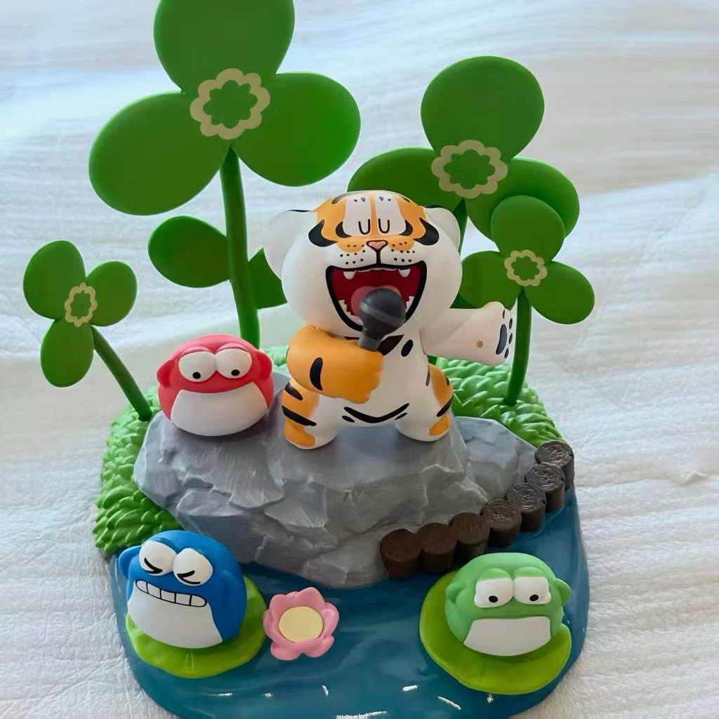 ร้าน🇹🇭 พร้อมส่ง✨ โมเดลได้ 1 ตัว - Panghu I'm Not Fat Tiger - Little Tiger and His Partners Series by Funism