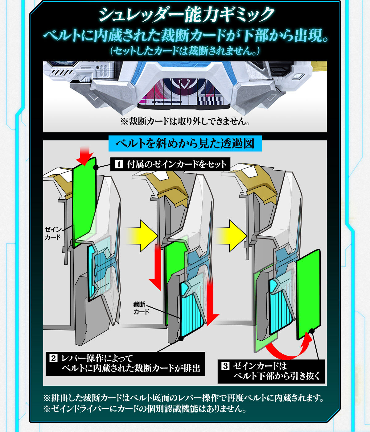 PRE-ORDER : Henshin Belt PREMIUM DX Zein Driver