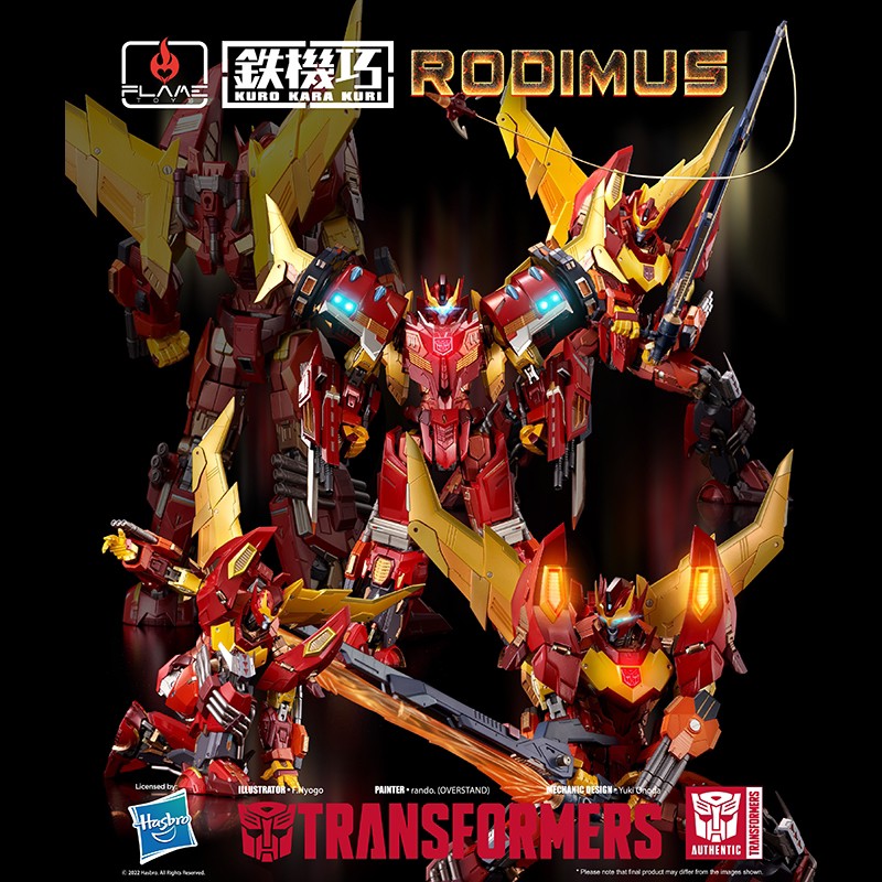 Pre-order : [KURO KARA KURI] Rodimus (IDW ver.) by Flame Toys