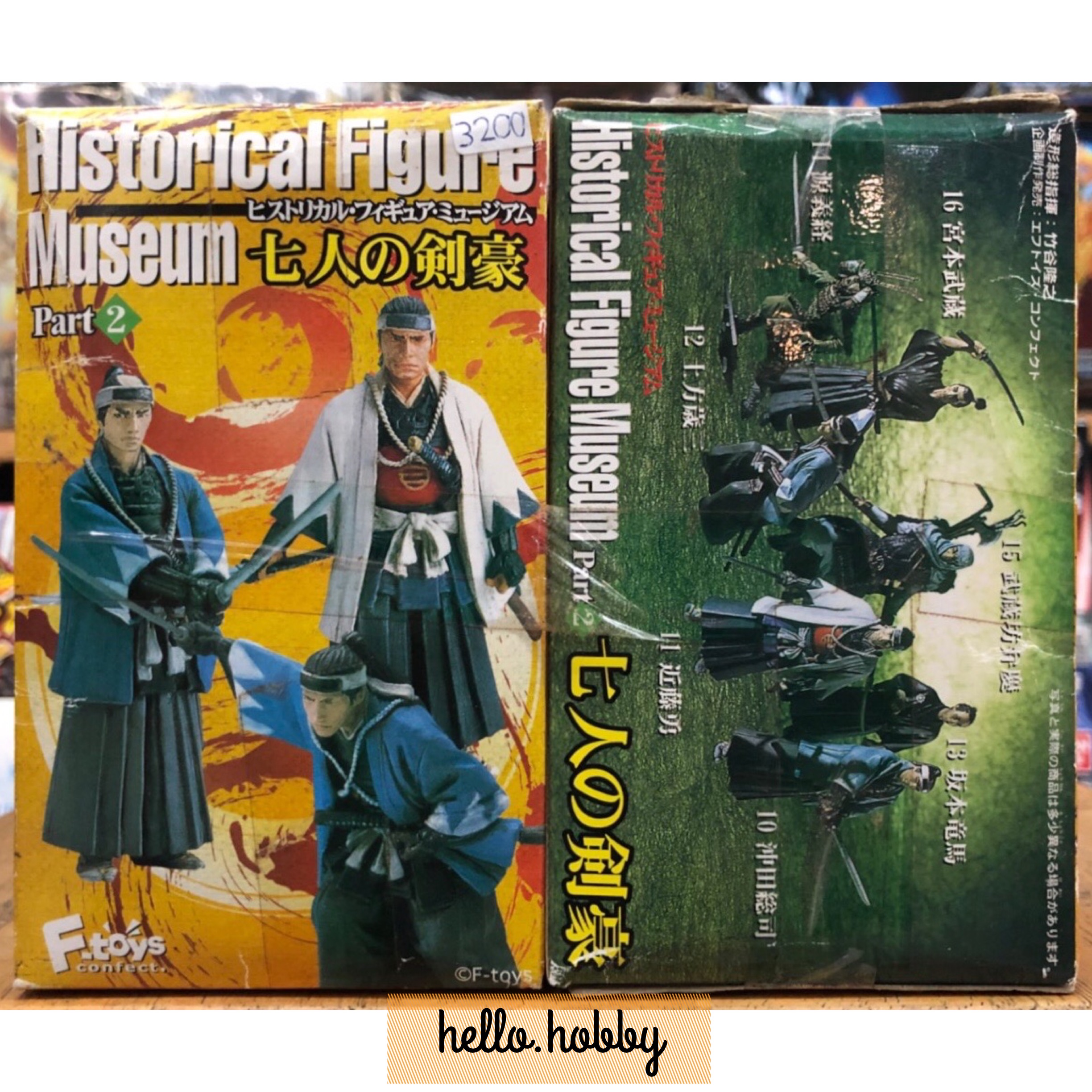 Historical Figure Museum Part 2 by F-Toys (Set of 10)