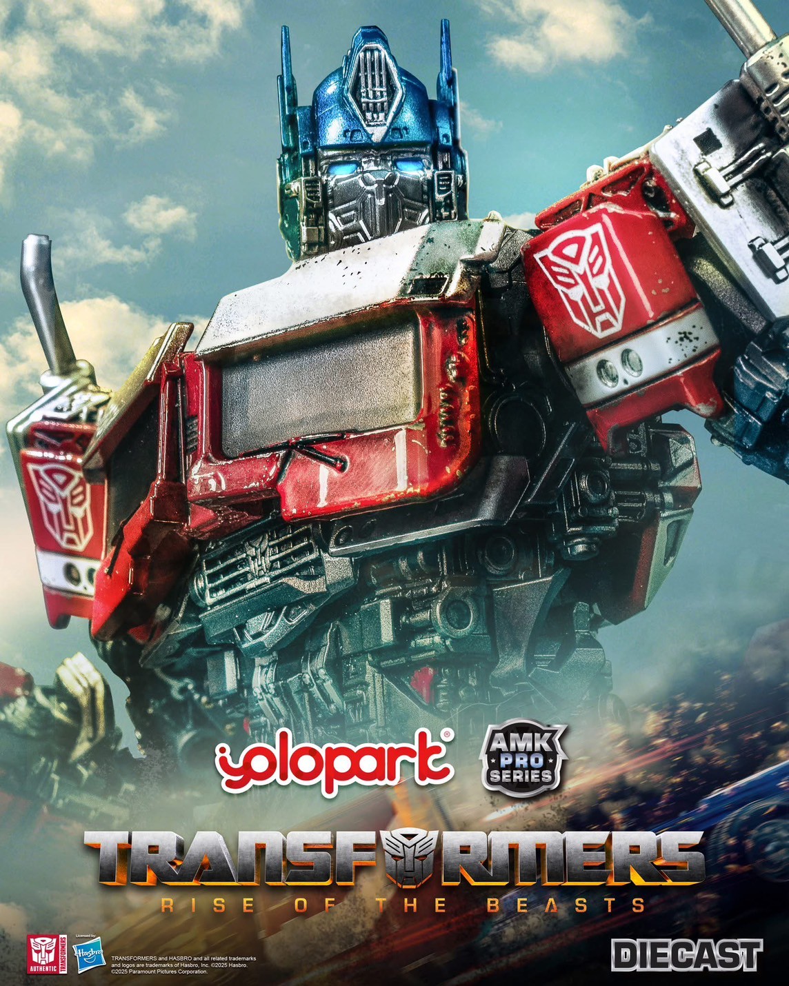 Pre-order : AMK Pro Series Transformers: Rise of the Beasts 20cm Optimus Prime Model Kit (Overseas Version) by YOLOPARK