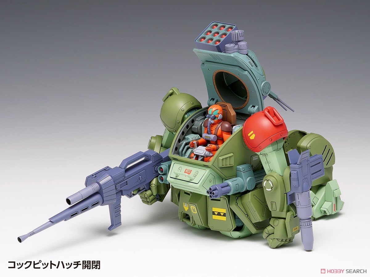 Pre-order : 1/24 Scale Armored Trooper Votoms Scopedog Red Shoulder Custom Plastic Model Kit by WAVE