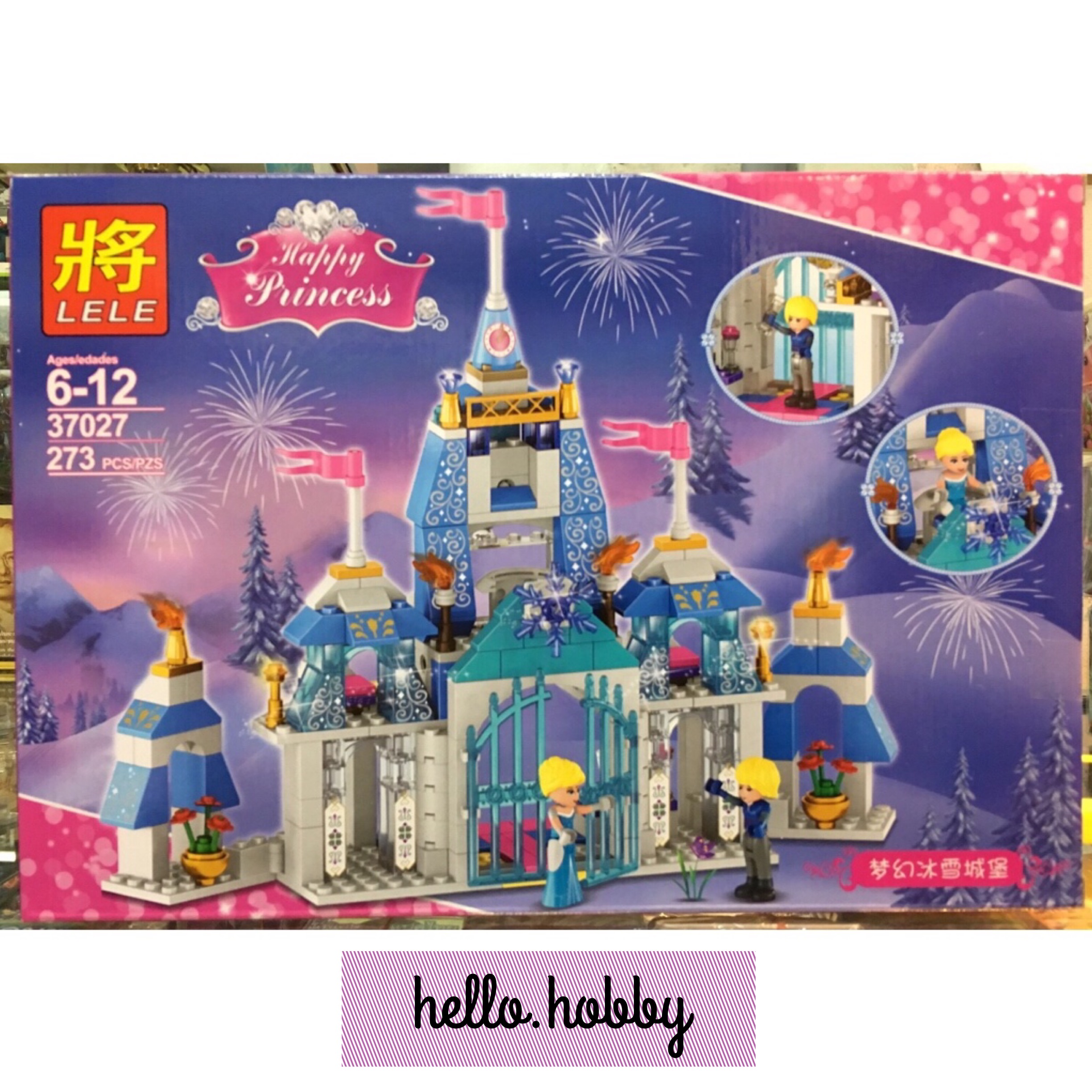 Lele 37027 Happy Princess Frozen Castles 273pcs