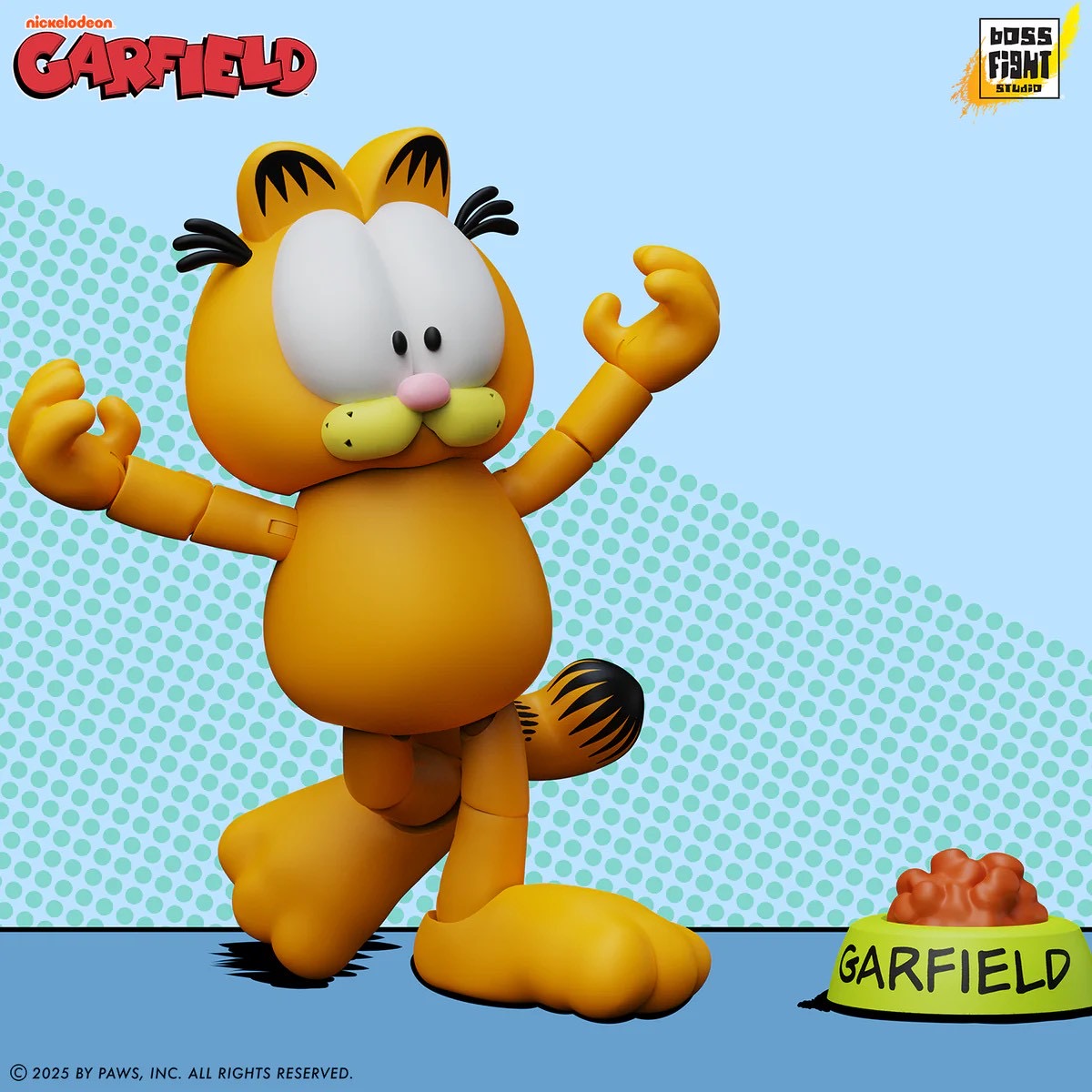 Pre-order : Garfield V.2 / Arlene / Garfield Jon Arbuckle Deluxe Action Figure by Boss Fight Studio