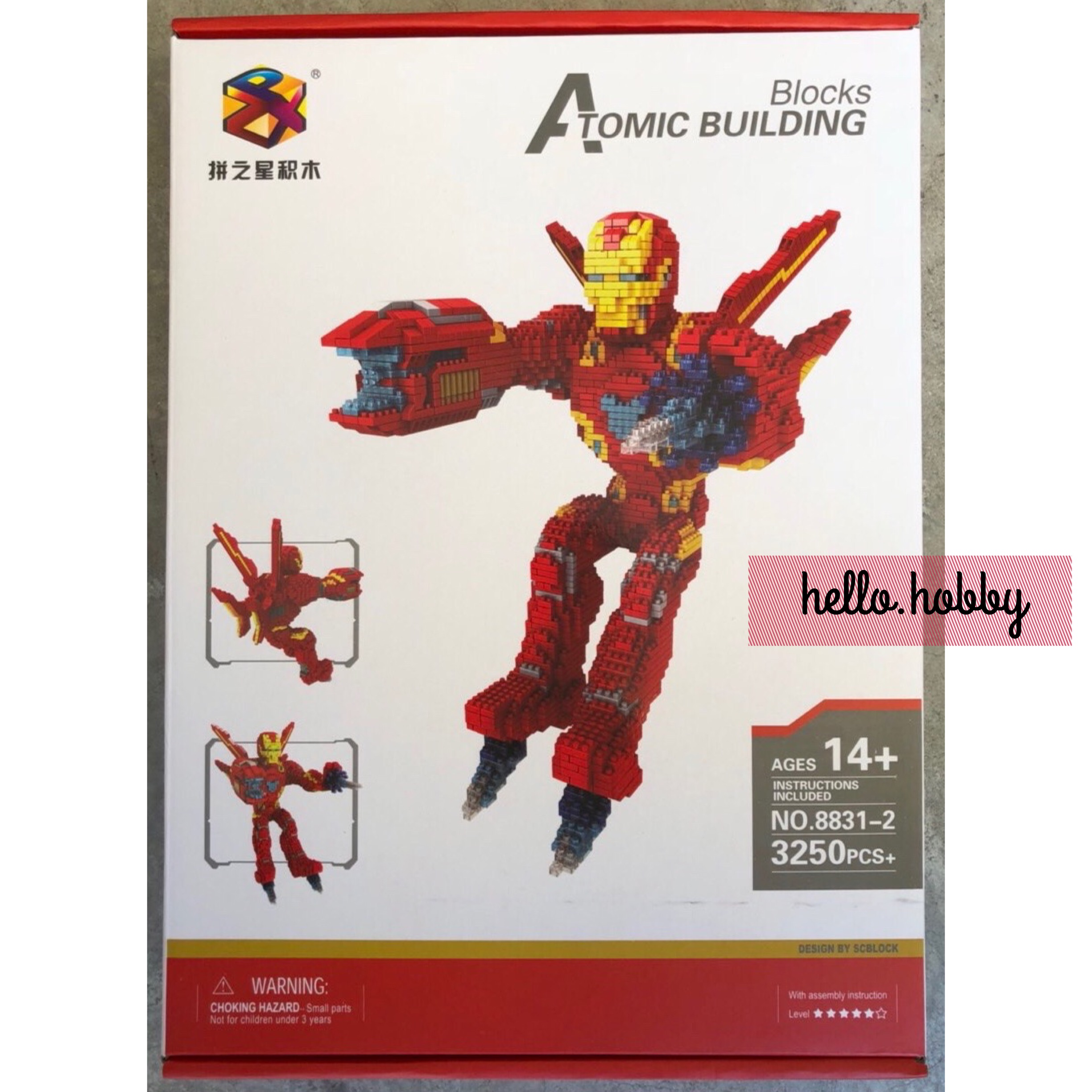 Building Star 8831-2 Iron Man 3250pcs