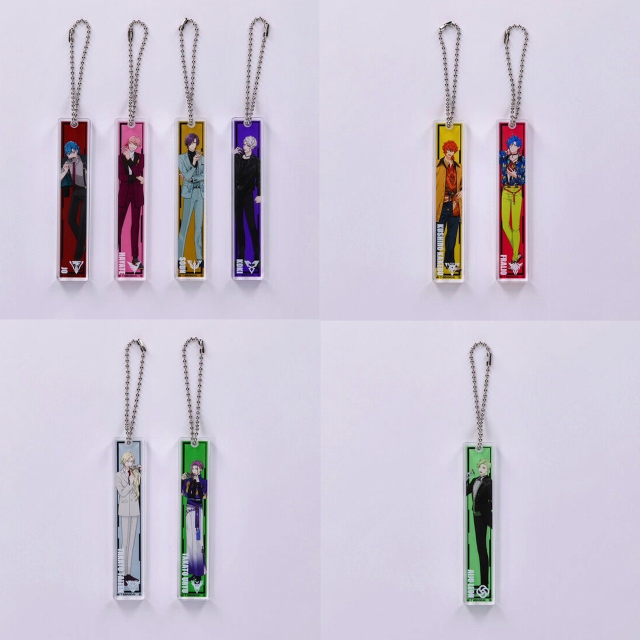 PRE-ORDER : Ride Kamens Room Key Style Acrylic Charm (20 types)