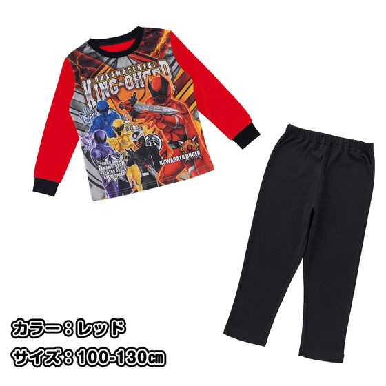 PRE-ORDER : Ohsama Sentai King-Ohger Smooth Realistic Print Pajamas