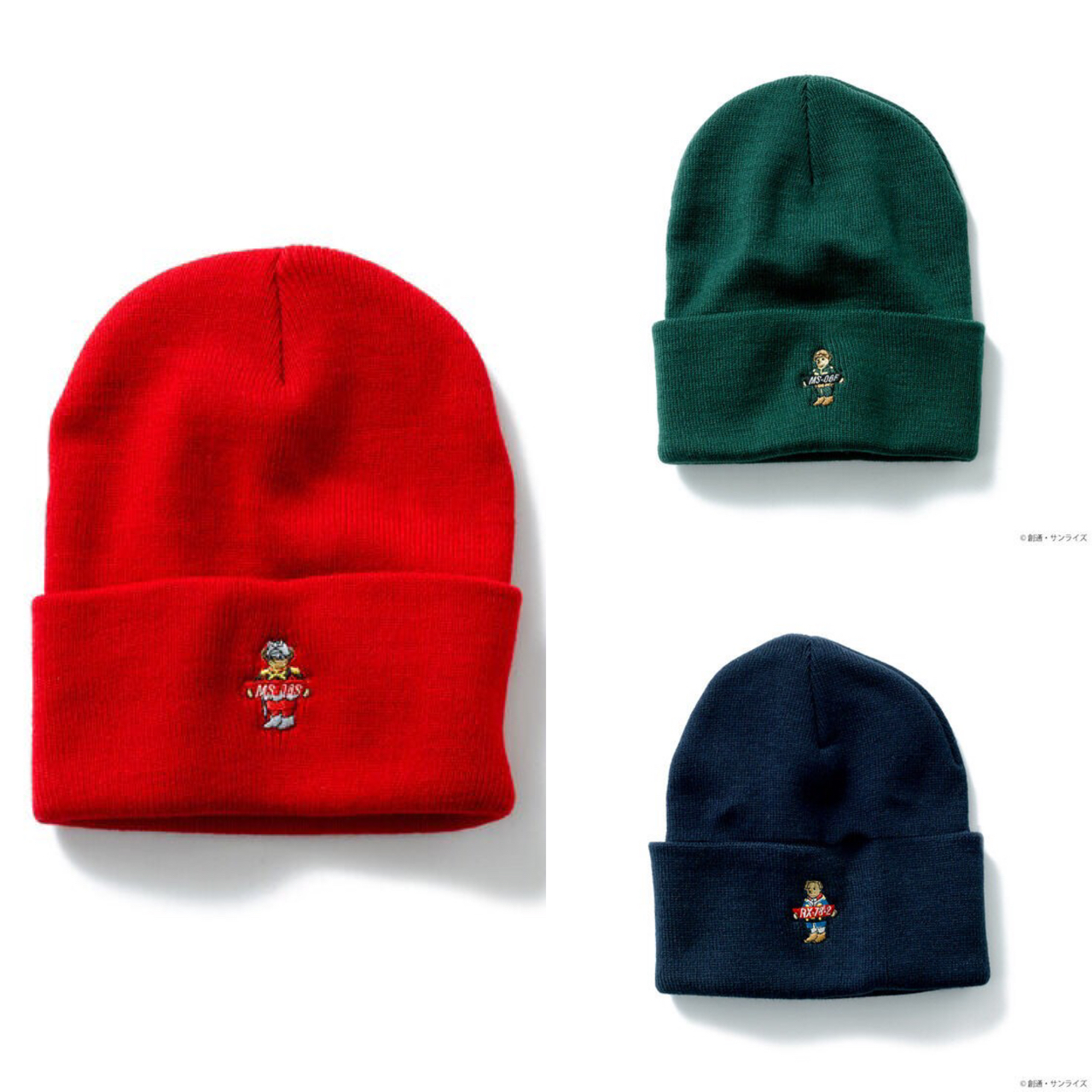 PRE-ORDER : STRICT-G ROSTER BEAR "Mobile Suit Gundam" Knit Cap