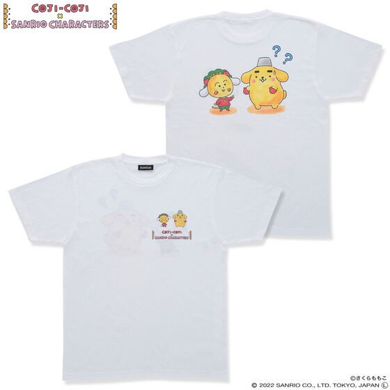 PRE-ORDER : Coji-Coji x Sanrio Characters T-shirts (3 types in total)